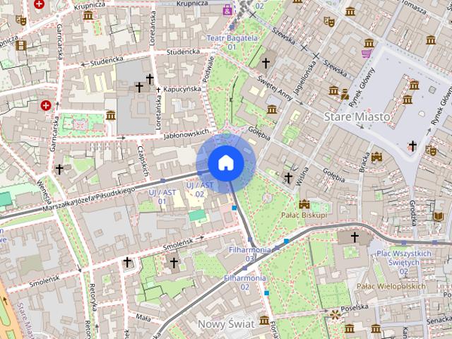 Mieszkanie 2 pokojowe Stare Miasto Plac Matejki od września !