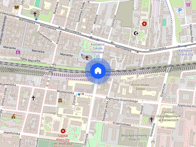 Mieszkanie 2 pokojowe po remoncie, 49 m², Katowice Śląska
