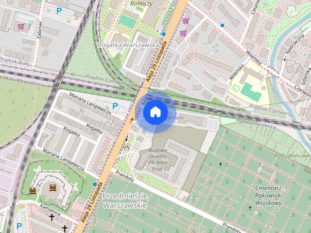 Mieszkanie 2 pokojowe Śródmieście – Kraków al. 29 Listopada 39E