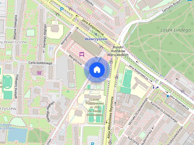 mieszkanie 2 pokojowe w odległ. 50 m. od Metra Młociny