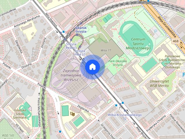Mieszkanie 2 pokojowe z balkonem w Gdańsku
