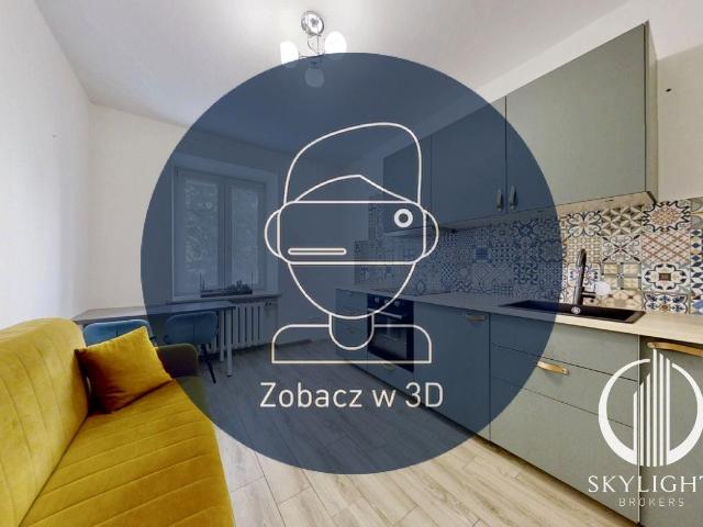 Mieszkanie 34 m² z aneksem kuchennym na wynajem Warszawa, Ochota