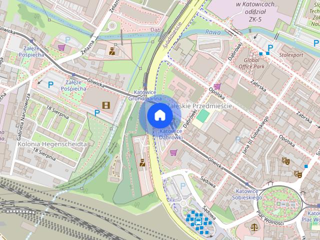 Mieszkanie, 35 m², Katowice