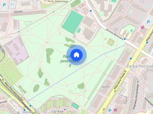 Mieszkanie 38m 2 pokoje oddzielne GDAŃSK ZASPA ALEJA JANA PAWŁA II 1