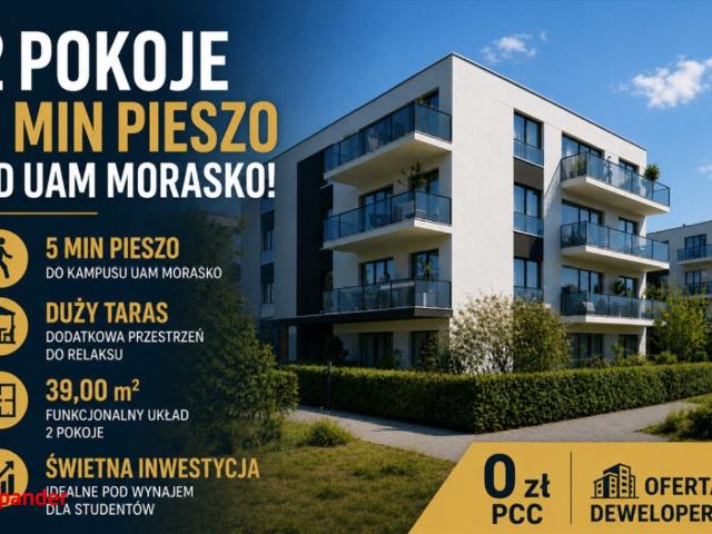 Mieszkanie 39 m² blisko UAM Morasko polecam!