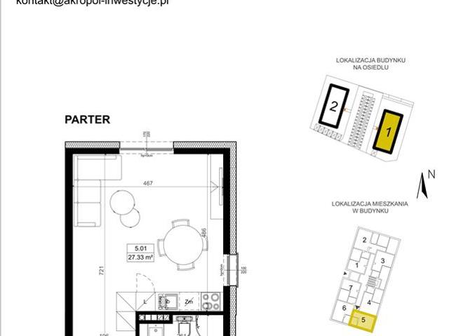 Mieszkanie, Luboń, 32.64 m2, 1 pokój