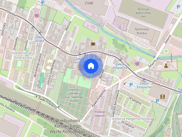 Mieszkanie 33 m2, Katowice, DĄB, 18 go Sierpnia, CENTRUM, WARTO!