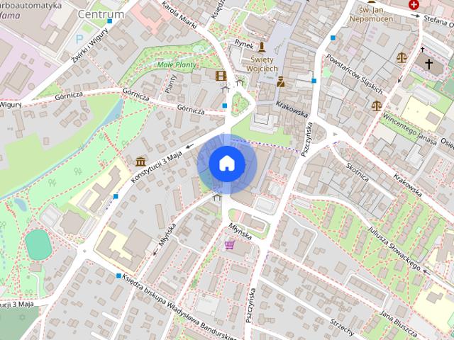 Mieszkanie 3 pokojowe 66m2 centrum !