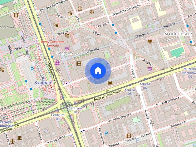 Mieszkanie 3 pokojowe w Centrum /Metro/ul. Widok