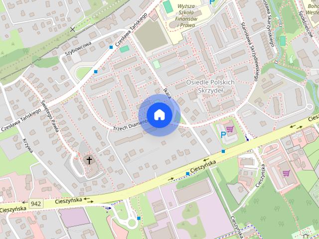 Mieszkanie 3 pokojowe z balkonem w okolicy lotniska