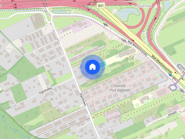 Mieszkanie 3 pokojowe z ogródkiem w Wawrze