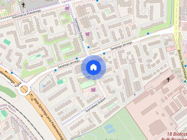 Mieszkanie 44 m², 2 niezależne pokoje, ul. Dubois