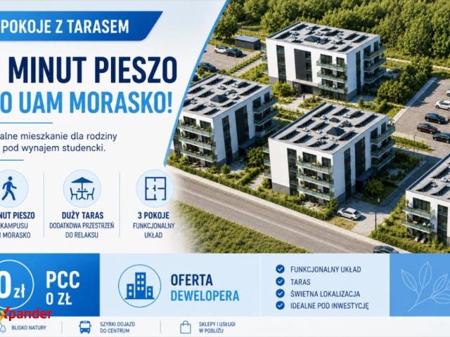 Mieszkanie 46 m² w Poznaniu blisko UAM Morasko