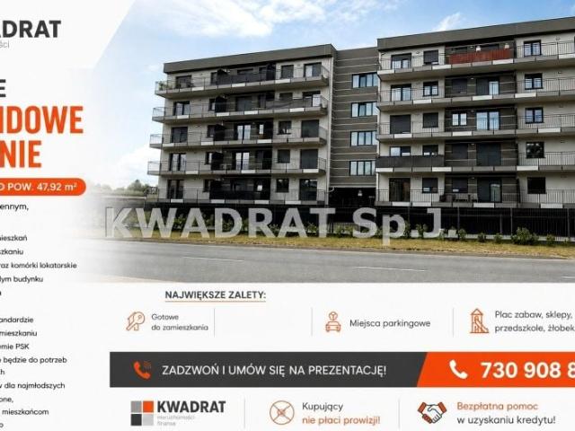 Mieszkanie 47,92 m², Kępno