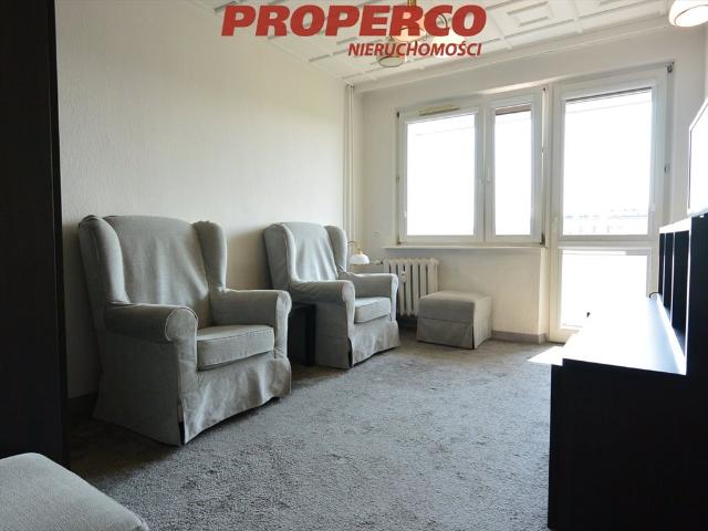 Mieszkanie 48 m² w Kielcach 3 pokoje z balkonem i piwnicą