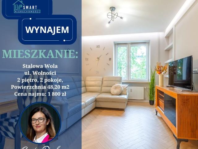 Mieszkanie 48,20 m² z oddzielną kuchnią na wynajem ul. Wolności, Stalowa Wola