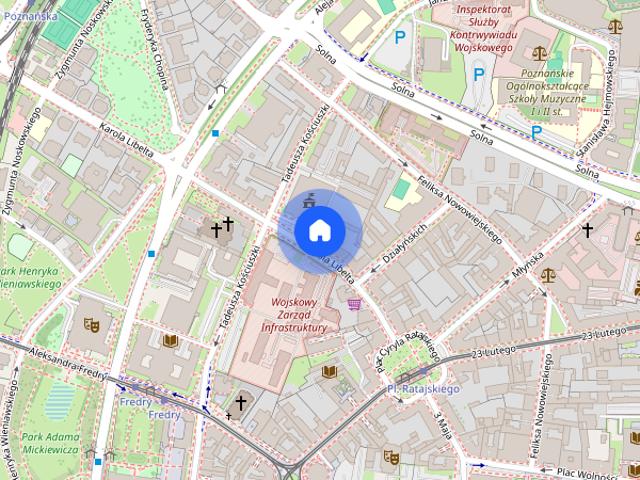Mieszkanie 41 m, w pokoje, Poznań Libelta 14