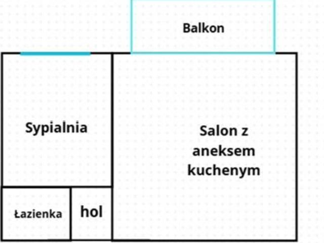 Mieszkanie 42 m² z balkonem, blisko komunikacji polecam!