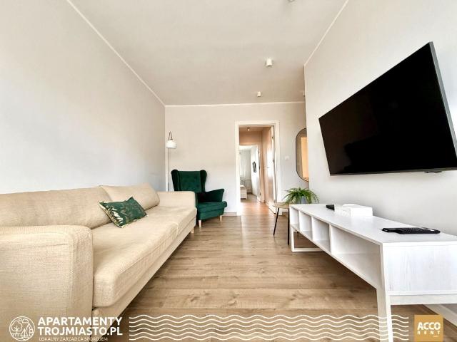 Mieszkanie 43 m² z kuchnią z oknem na wynajem Gdańsk, Jelitkowo
