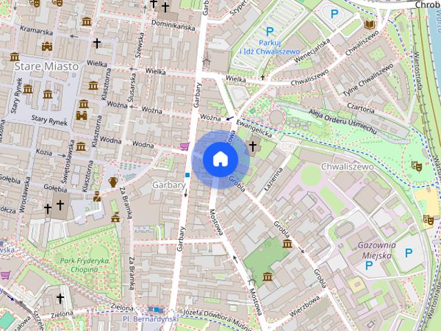 Mieszkanie 4 pokojowe w centrum bez opłat