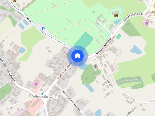 Mieszkanie, 54,34 m², Włoszakowice