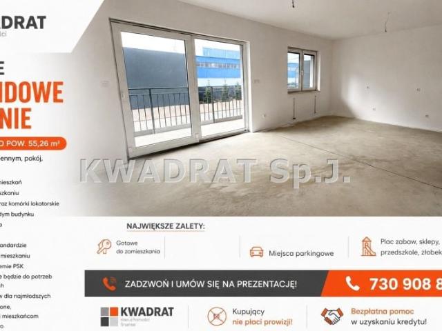 Mieszkanie 55,26 m², Kępno