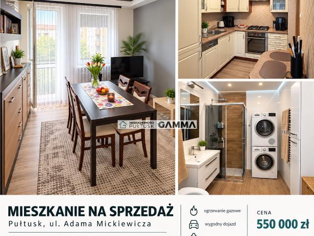 Przestronne 2 pokojowe mieszkanie z tarasem i garażem