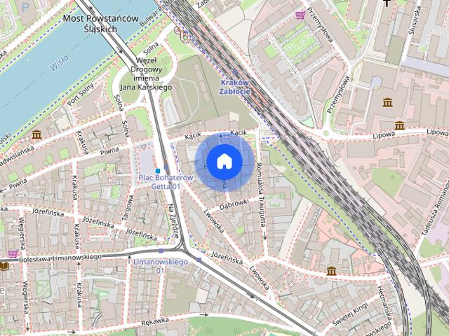 Mieszkanie, 58 m², Kraków