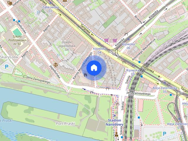 Mieszkanie 53m2 Metro Stadion 1 min klima AC
