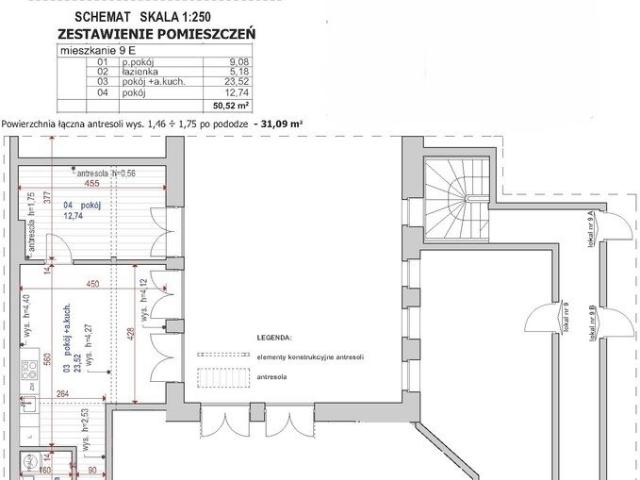 Mieszkanie 66 m² z antresolą i loftowym charakterem polecam