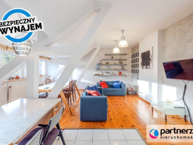 Mieszkanie 67,80 m² z aneksem kuchennym na wynajem ul. Bednarska, Gdańsk, Śródmieście