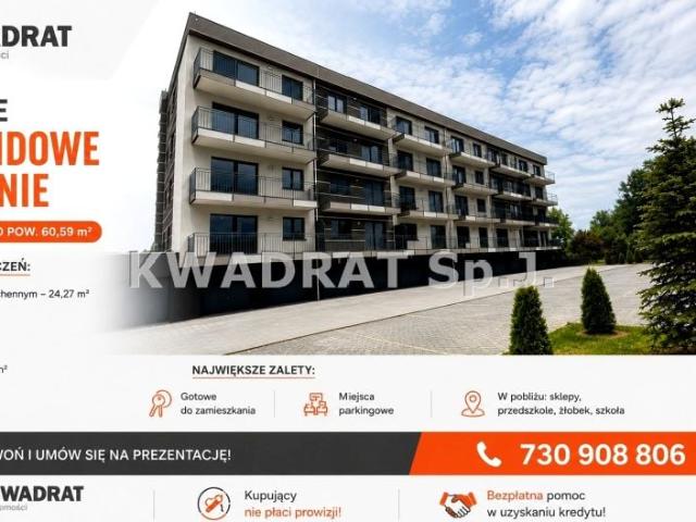 Mieszkanie 60,59 m², Kępno