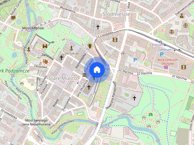 Mieszkanie 62,1 m² | Stare Miasto | Centrum Olsztyna