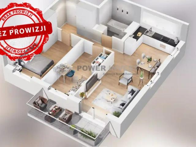 Mieszkanie 62,71 m² w Chorzowie blisko centrum i Parku Śląskiego