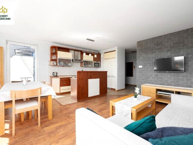 Mieszkanie 79,29 m² z aneksem kuchennym na wynajem ul. Hebanowskiego, Gdańsk