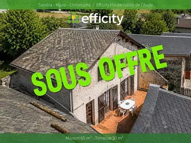 Mijanès 09460 Achat / Vente maison 3 pièces t3