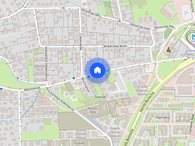 Mikrokawalerka z ogródkiem w Dębniki, ul. Mochnaniec, 2 min Kampus