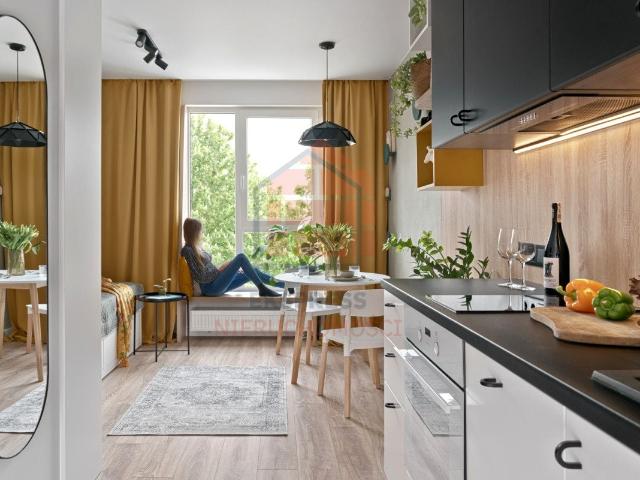 Mikrokawalerka kawalerka z aneksem kuchennym 19,56 m² na wynajem Gdańsk, Zaspa