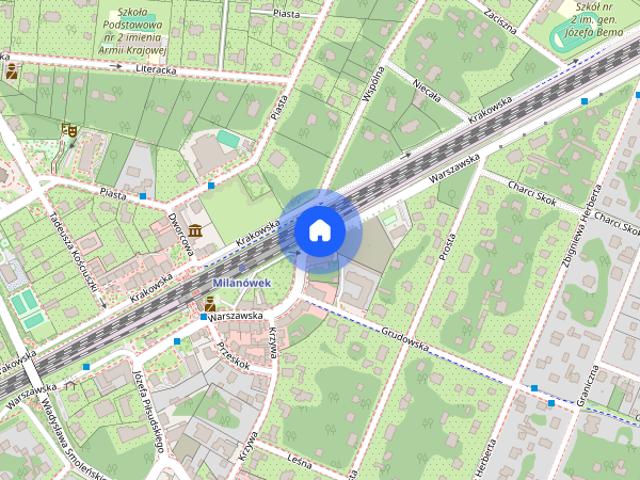 Milanówek Warszawska 53B|3 pokoje|balkon|nowoczesne osiedle|750m PKP