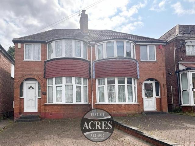 Mildenhall Road, Great Barr 3 bed house to rent £1,195 pcm £276 pw