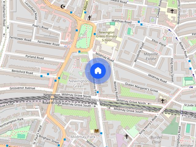 Mildmay Park, De Beauvoir Town, N1