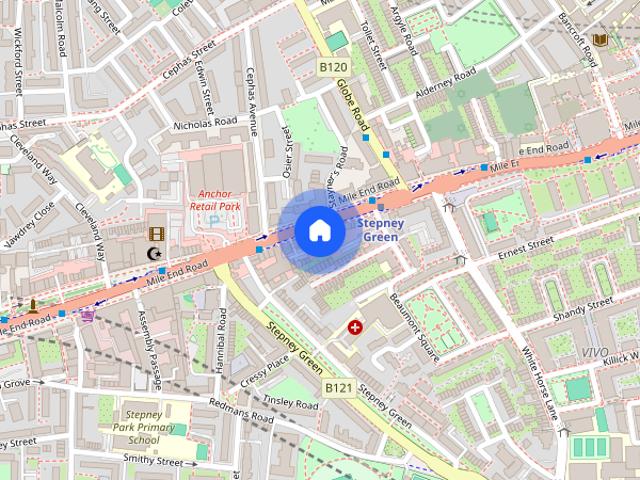 Mile End Road, E1, Whitechapel, London, E1