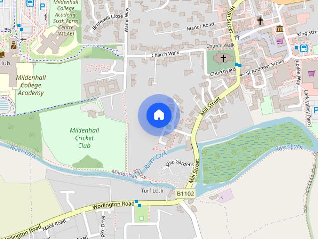 Mill Park Gardens, Mildenhall, Bury St. Edmunds, Suffolk, IP28