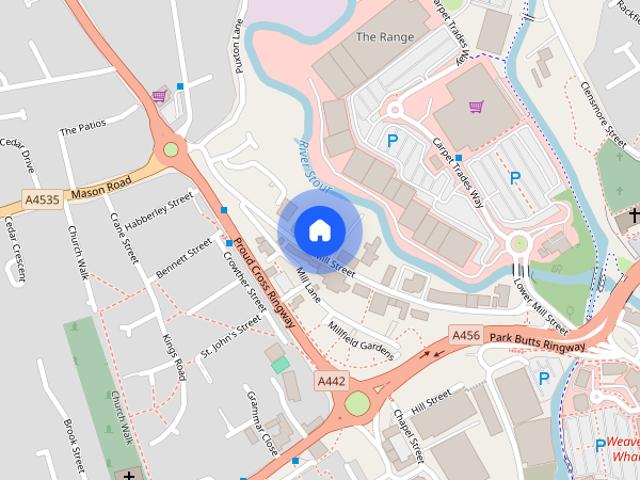 Mill Street, Kidderminster, Worcestershire, DY11