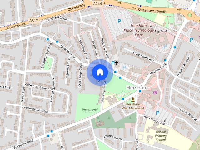 Mills Road, Hersham, Walton on thames, Surrey