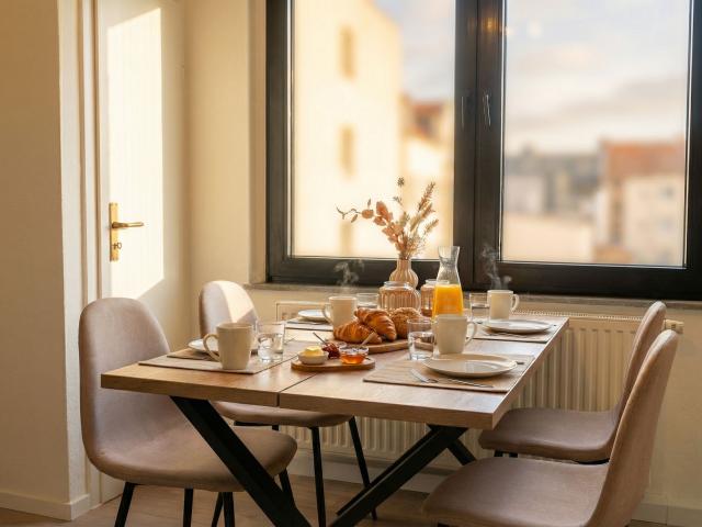 MILPAU Bottrop 2 Modern and central premium apartment with queen size bed Netflix, Nespresso and Smart TV