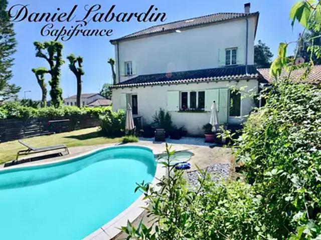 Miramont de Guyenne 47800 Achat / Vente maison 8 pièces t8 piscine jardin