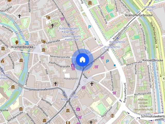 Mitten im Zentrum Helle 3 Zimmer Maisonette Wohnung mit Laubengang und kleiner Garage