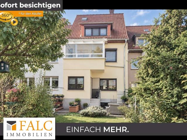 Mitten in Erfurt, eine grüne Oase! Modernisiertes Raumwunder für die ganze Familie