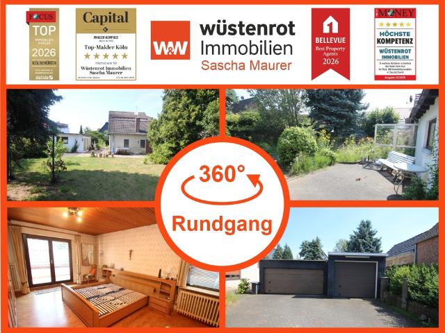 Mit 3D: Freistehendes Einfamilienhaus mit Potenzial und Garten